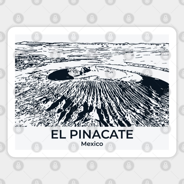 El Pinacate - Mexico Magnet by Lakeric
